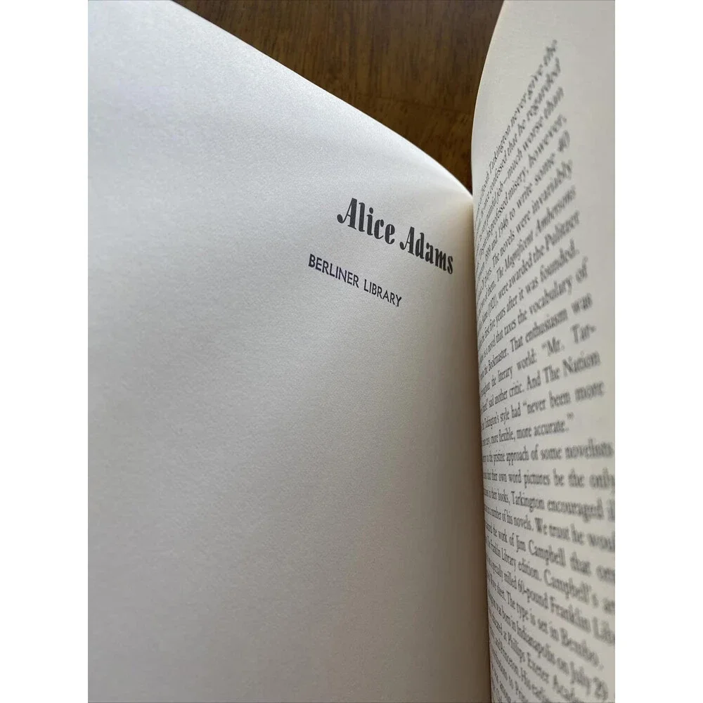 Alice Adams By Tarkington 1979 Leather Bound Franklin Mint